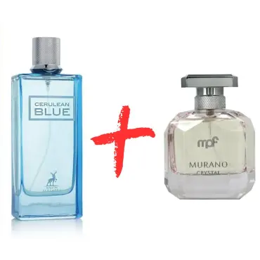 Maison Alhambra Cerulean Blue și Parfumurile mele Murano Crystal