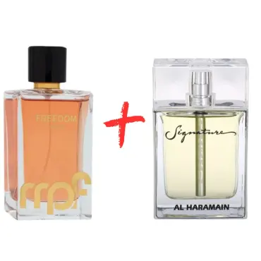 Parfumurile mele Freedom + Al Haramain Signature Silver 