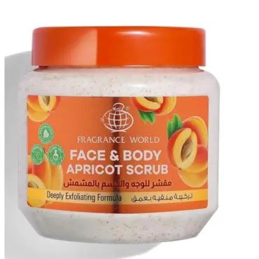 Exfoliant pentru față și corp / Fragrance World Apricot Scrub 