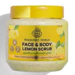 Exfoliant pentru față și corp / Fragrance World Lemon Scrub 