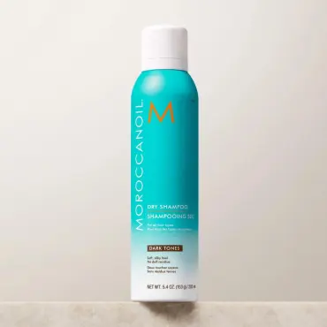 Șampon uscat pentru păr închis la culoare 205 ml. / Șampon uscat Moroccanoil Dark Tones 